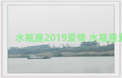 水瓶座2019爱情 水瓶座爱情2020